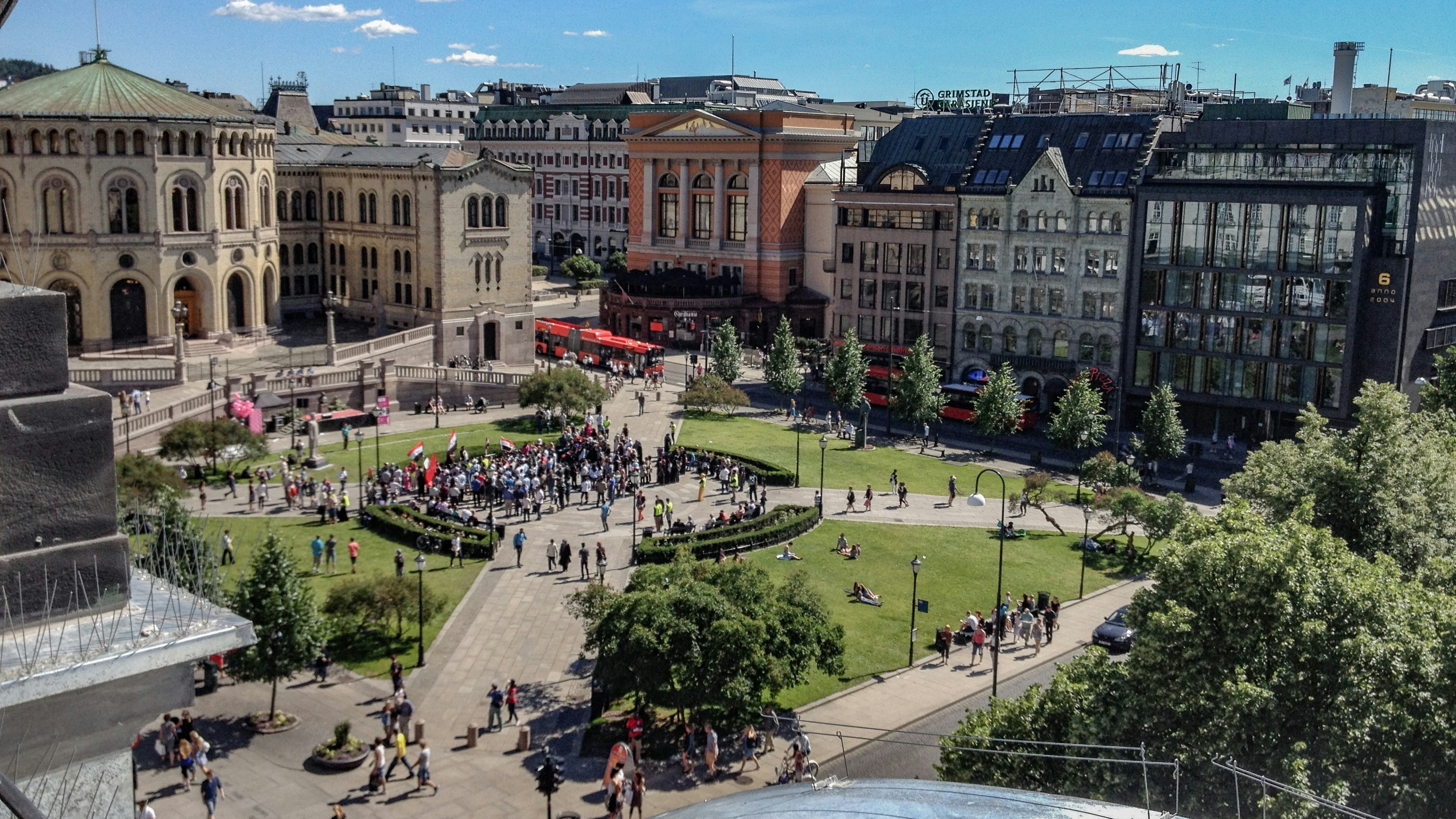 Bilde av Stortinget i Oslo. Takk for bildet til fotograf: Gunnar Ridderström 